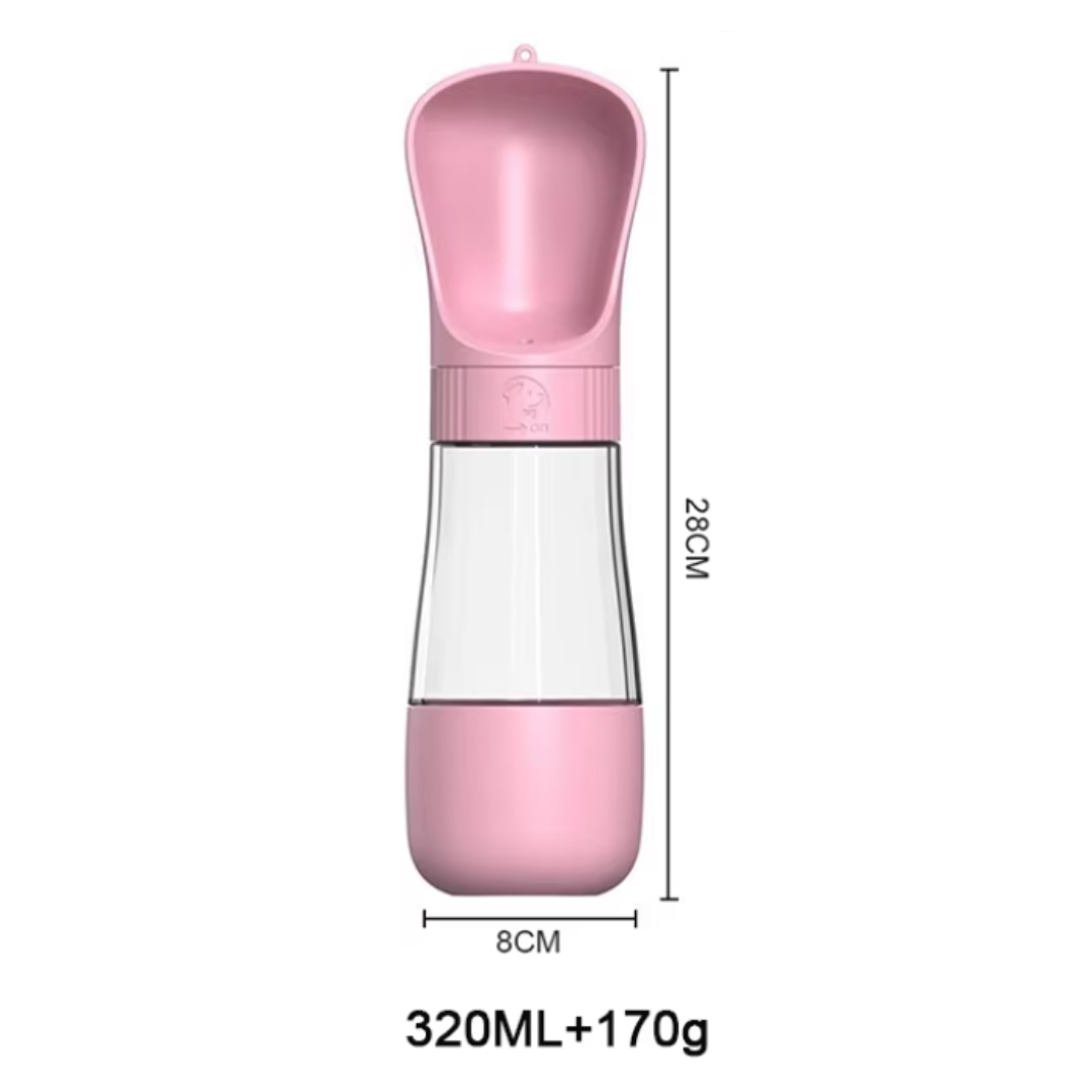 Botella Portátil con Contenedor de Comida