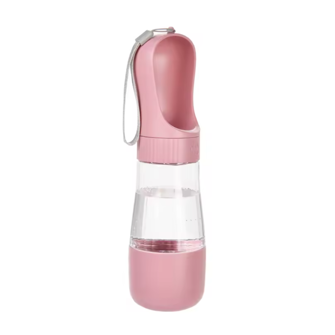 Botella Portátil con Contenedor de Comida