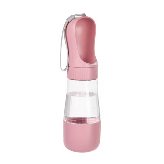 Botella Portátil con Contenedor de Comida